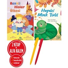 Bookalemun Yayınevi Alfa Kalem+ Hayalci Minik Tırtıl+Renkli Hisler Ülkesi (Esra Mertsöz Bulut,şerife Irmak) 2 Kitap Set