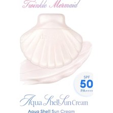 Toptan Budur Nemlendirici, Inci Işıltılı, Hafif Yapılı Güneş Kremi Aqua Shell Sun Cream SPF50+ Pa++++