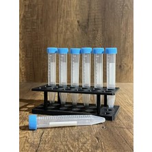 Toptan Budur 15 ml Falkon Minimal Deney Tüpü Standı (6*3) (Tüpler Görsel Amaçlıdır)