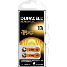 Hubrendy Sh Duracell 13 No Kulaklık Pili (6'lı Paket)