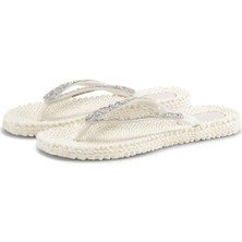 Ilse Jacobsen Flip Flop With Kadın Terlik CHEERFUL03G-KREM