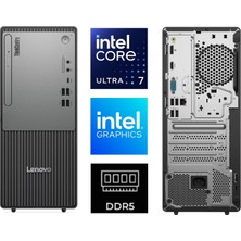 Lenovo Thinkcentre Neo 50T Gen 6 Ultra 7 265 13BD007UTR-K588 32GB 512GB+512GB Intel Graphics W11PRO Masaüstü Bilgisayar