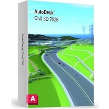 Autodesk Civil 3D 2026 + Vehicle Tracking 2026 (Windows) - 1 Pc 2 Yıl Autodesk Key