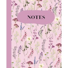 Toptan Budur Composition Notebook | Wide Ruled | Floral Botanical Illustrations |7.5 x 9.25 |110 Pages | Elegant,