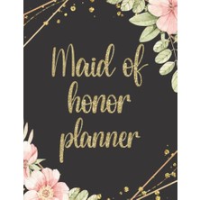 Toptan Budur Maid Of Honor Planner, Wedding Duties Checklist Tasks Organizer Journal