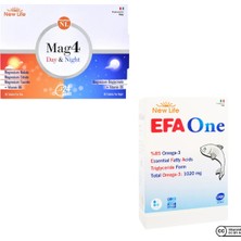 New Life Mag4 Day & Night 60 Tablet + New Life Efa One 45 Kapsül