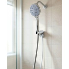 4 Kademeli El Duşu Seti Spiral Hortumlu Banyo Duş Başlığı