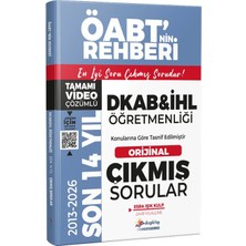 Dizgi Kitabevi 2027 Meb-Ags Öabt Dkab Ihl Son 14 Yıl Orijinal Video Çözümlü Çıkmış Sorular
