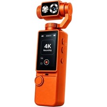 Toptan Budur 4K Hd Taşınabilir Vlog Spor ve Aksiyon Kamerası; 2.0" Döndürülebilir IPS Ekran, Gimbal, 48 Meg