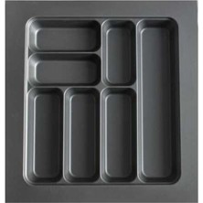 Elovias Sese Plastik Ekonomik Kaşıklık 47x49 Cm Antrasit (400-07-04-54)