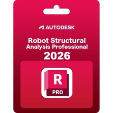 Autodesk Robot Structural Analysis Professional 2026 (Windows) - 1 Pc 1 Yıl Dijital Kod
