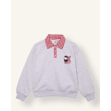 DeFacto Hello Kitty Oversize Pötikare Polo Yaka Sweatshirt Kız Çocuk I8347A826WN