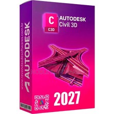 Autodesk Civil 3D 2027 + Autocad 2027 (Windows) - 1 Pc 2 Yıl Autodesk Key Full Sürüm