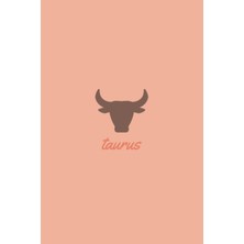 Toptan Budur Boğa Burcu Logolu Günlük Defter 6 x 9