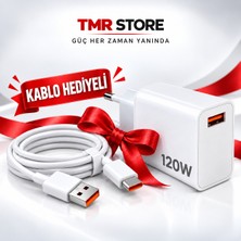 Tmr Store Honor Honor 400 Uyumlu 120W Şarj Adaptörü Type-C Kablo Hediyeli
