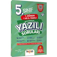 5. Sınıf Konu Anlatımlı Yazılı Soruları Tamamı Video Çözümlü - Hediye Planlama Kitapçığı