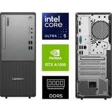 Lenovo Thinkcentre Neo 50T Gen 6 Ultra 5 225 13BD007UTR-K498 32GB 2tb+2tb Rtx A1000 8gb W11PRO Masaüstü Bilgisayar