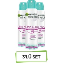 Str Store Mineral Ultra Kuru Kadın Sprey Deodorant 150 ml 3 Adet