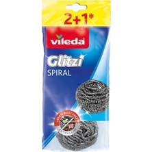 Toptan Budur Glitzi Inox Çelik Sünger, 3'lü Paket