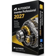 Autodesk Inventor Pro 2027 + Nastran 2027 (Windows) - 1 Pc 1 Yıl Autodesk Key Full Sürüm