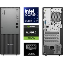 Lenovo Thinkcentre Neo 50T Gen 6 Ultra 7 265 13BD007UTR-K647 16GB 512GB Quadro T1000 8gb W11PRO Masaüstü Bilgisayar