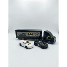 Erka Lisanslı Batman Tır ve 2'li Yarış Arabası Oyun Seti + Batman Figürlü Koleksiyon Oyuncak Araba Seti (3 Yaş+)