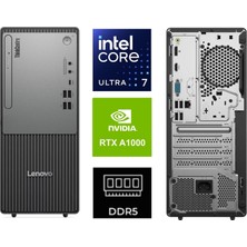 Lenovo Thinkcentre Neo 50T Gen 6 Ultra 7 265 13BD007UTR-K671 16GB 512GB Rtx A1000 8gb W11PRO Masaüstü Bilgisayar