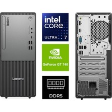 Lenovo Thinkcentre Neo 50T Gen 6 Ultra 7 265 13BD007UTR-K766 64GB 4tb+4tb Gt 740 4gb W11PRO Masaüstü Bilgisayar