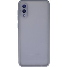 Toptan Budur Samsung Galaxy A02 Kılıf Montreal Silikon Kapak - Gri