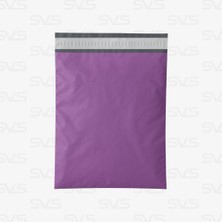 Svs Etiket Plastik Cepsiz Lila - Pembe Kargo Poşeti - 18X25+5 / 500 Adet