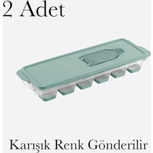 Toptan Budur Silikon Tabanlı Plastik Buz Kalıbı, 2 Adet, Bpa Içermez