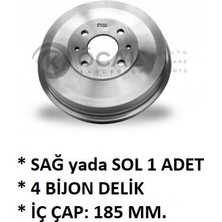 Arka Fren Kampana Fıat M131 Doğan Şahin Kartal S-  Slx 1,3 1,6 1300 1600 cc 85015914 Öcal T-109