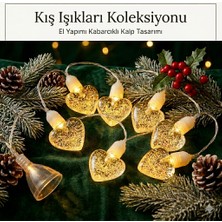 baytoptan USB Kablolu Dekoratif Gün Işığı Kalp LED Lamba 3 Metre