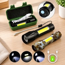 sbodurhome USB Şarjlı El Feneri 2 In 1