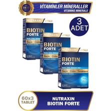 Nutraxin Biotin Forte 60 Tablet 3 Adet