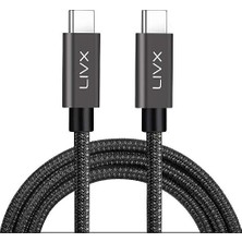 Toptan Budur Force 100W Type-C To Type-C 50 cm USB 3.1 Gen2 10 Gbps 4k@60hz Hızlı Şarj Data ve Görüntü Akta