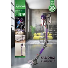 KVC-4040BLF Katlanabilir Şarjlı Bldc Motor Dik Süpürge Mor