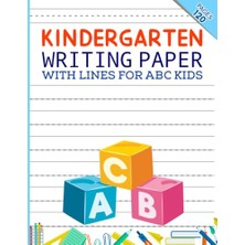 Toptan Budur Çocuklar Için Çizgili Anaokulu Yazı Kâğıdı, Noktalı Çizgiler, 120 Pages