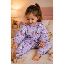 2.5 Tog Yorgan Gerektirmeyen Kalın Elyaf Dolgulu Çocuk Uyku Tulumu Pamuk Astarlı Unisex 6020