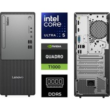 Lenovo Thinkcentre Neo 50T Gen 6 Ultra 5 225 13BD007UTR-K478 64GB 4tb+4tb Quadro T1000 8gb W11PRO Masaüstü Bilgisayar