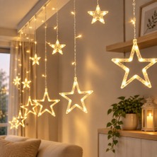 Eseno Select LED Perde 3 M 120 Led'li Yıldız Modeli