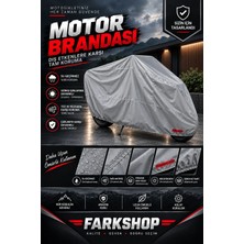 Fark Shop Rks Ltm 125 Model Ile Uyumlu Özel 1.sınıf Kaliteli 4 Mevsim Motor Brandası 4 Mevsim Korumalı