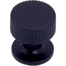 Elovias System Düğme Mobilya Kulbu Siyah Renk 26mm Kulp (SY1975 0026 AL6)