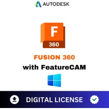 Autodesk Fusion - With FeatureCAM (Windows/MAC) - 1 Cihaz 1 Yıl Dijital Lisans