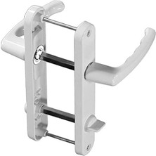 Toptan Budur Pvc Pimapen Alüminyum Kapı Kolu Wc Banyo Kolu Beyaz (1 Takım)