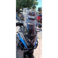 Toptan Budur Honda NC700S, NC700X, NC750S ve NC750X Uyumlu 60 cm Tur Camı
