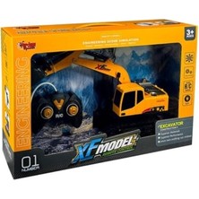 Toptan Budur XFG-789-410B Uzaktan Kumandalı Full Fonksiyon Şarjlı Kazıcı, Metal Kepçe