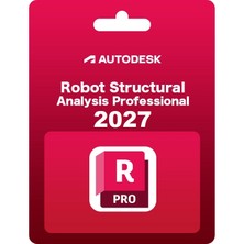 Autodesk Robot Structural Analysis Professional 2027 (Windows) - 1 Pc 2 Yıl Autodesk Key