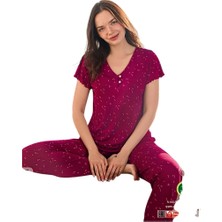 fiyakamstore Aydoğan Kadın Kısa Kol %100 Bambu Pijama Takım 9462 - Fiyatı ...