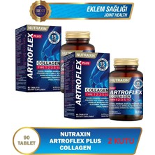Nutraxin Artroflex Plus Collagen Tip 1 2 3 5 10 90 Tbl 2 Kutu Magnezyum Bromelain Yumurtakabuğu Glukozaminmsm